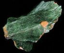 Silky, Fibrous Malachite Crystals - Morocco #42006-1